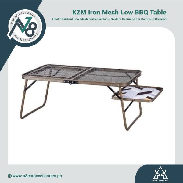 KZM Iron Mesh Low BBQ Table Genuine