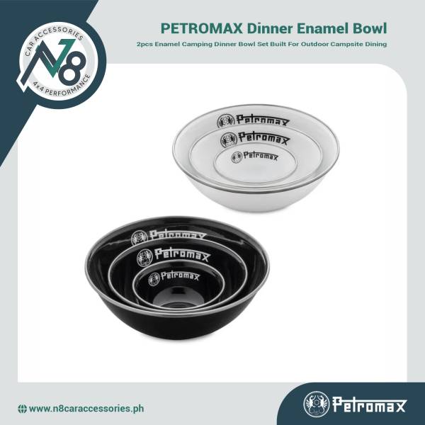 PETROMAX Dinner Enamel Bowl (Set of 2) Genuine