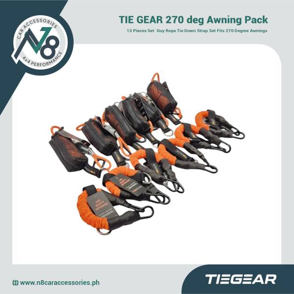 TIE GEAR 270 deg Awning Pack (13 piece set) Genuine