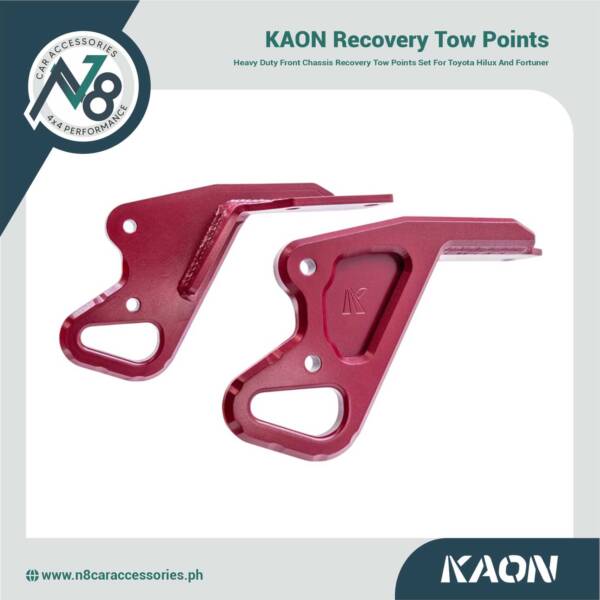 KAON Recovery Tow Points for Toyota Hilux Revo N80 & Fortuner Genuine